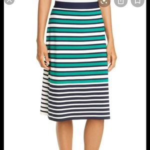 Tory Sport tech knit Breton Skirt - TORY BURCH